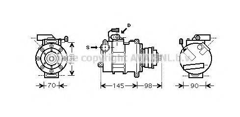 PRASCO AIK288 Компресор, кондиціонер