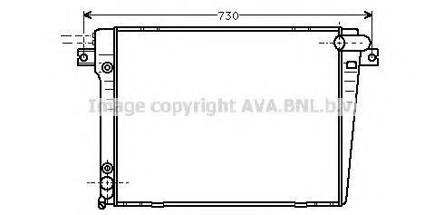 PRASCO BW2062 Радіатор, охолодження двигуна