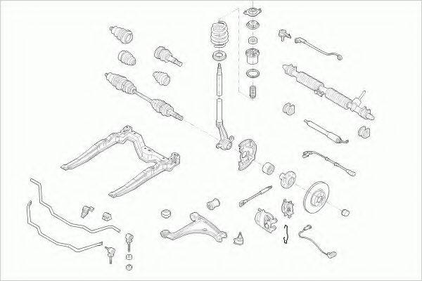 LEMFORDER OPELASTRAFL022 Рульове управління; Підвіска колеса