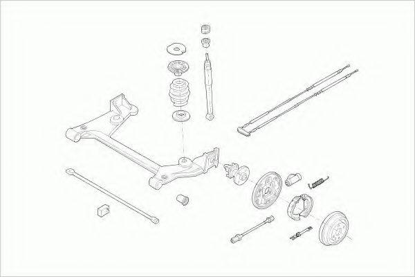 LEMFORDER OPELASTRARL007 Рульове управління; Підвіска колеса