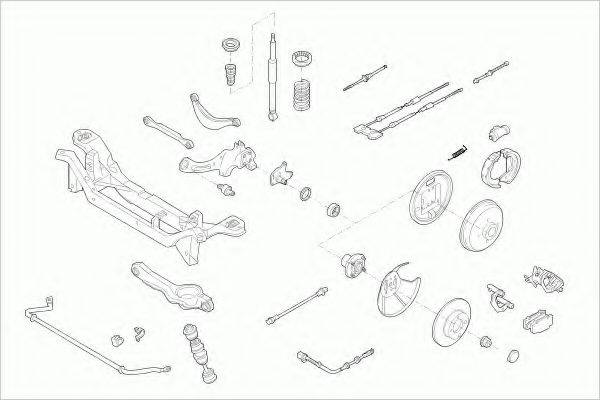 LEMFORDER FORDFOCUSRL005 Рульове управління; Підвіска колеса