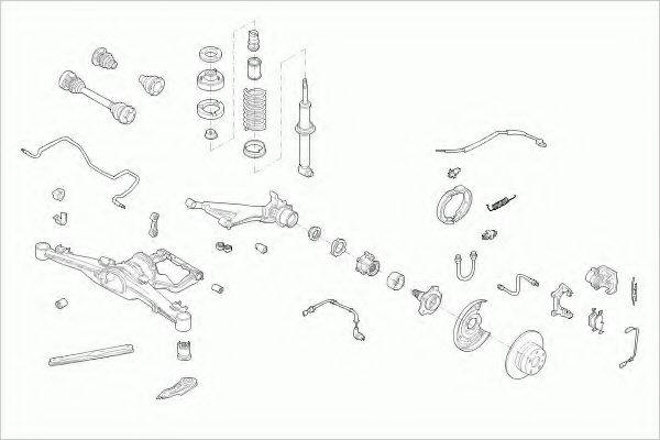 LEMFORDER BMW5TOURL003 Рульове управління; Підвіска колеса