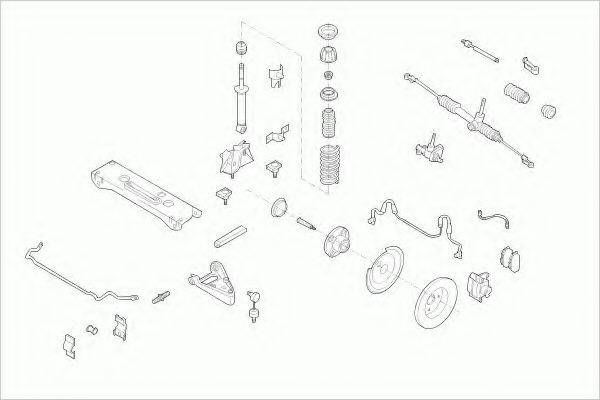 LEMFORDER SMARTFORTWFL001 Рульове управління; Підвіска колеса