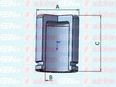 AUTOFREN SEINSA D025434 Поршень, корпус скоби гальма