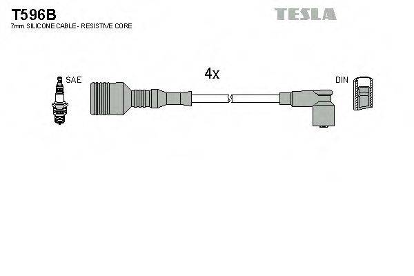 TESLA T596B Комплект дротів запалювання