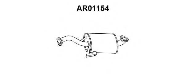 VENEPORTE AR01154 Середній глушник вихлопних газів