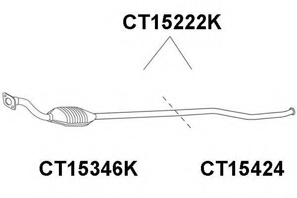 VENEPORTE CT15222K Каталізатор