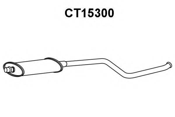 VENEPORTE CT15300 Середній глушник вихлопних газів