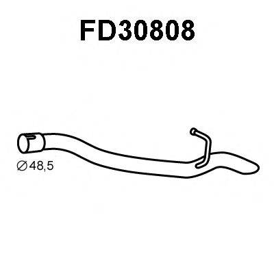 VENEPORTE FD30808 Труба вихлопного газу