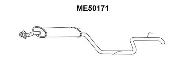 VENEPORTE ME50171 Глушник вихлопних газів кінцевий