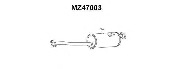 VENEPORTE MZ47003 Глушник вихлопних газів кінцевий