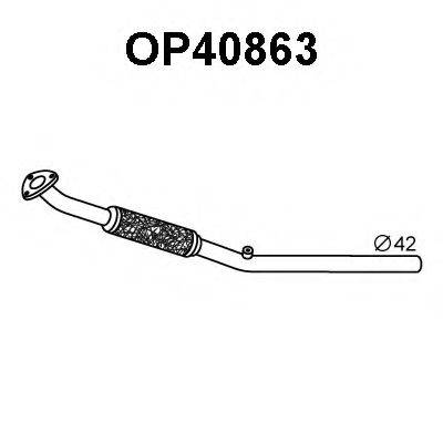 VENEPORTE OP40863 Труба вихлопного газу