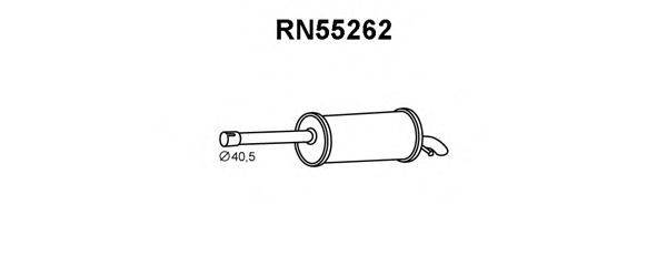 VENEPORTE RN55262 Глушник вихлопних газів кінцевий