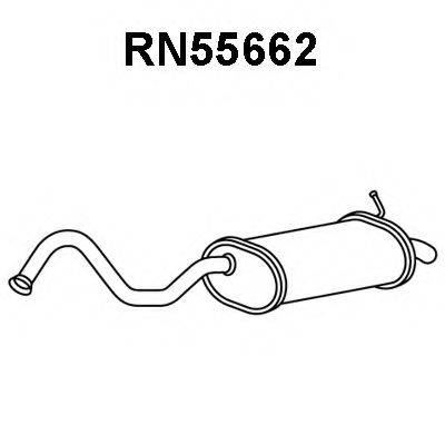 VENEPORTE RN55662 Глушник вихлопних газів кінцевий
