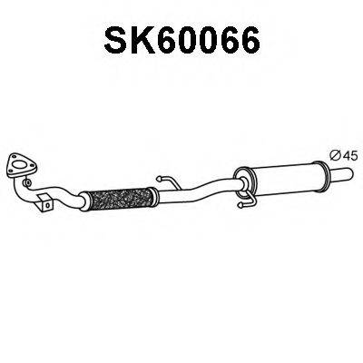 VENEPORTE SK60066 Передглушувач вихлопних газів