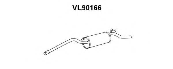 VENEPORTE VL90166 Глушник вихлопних газів кінцевий