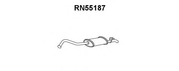 VENEPORTE RN55187 Глушник вихлопних газів кінцевий
