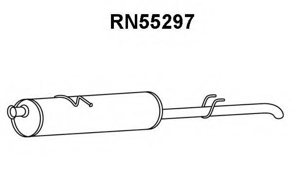 VENEPORTE RN55297 Глушник вихлопних газів кінцевий