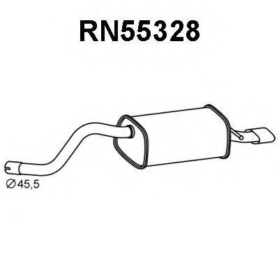 VENEPORTE RN55328 Глушник вихлопних газів кінцевий