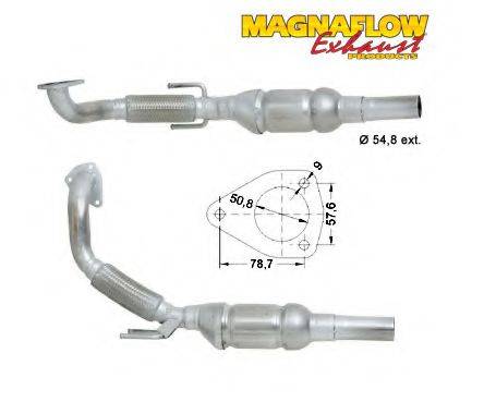 MAGNAFLOW 88841D Каталізатор