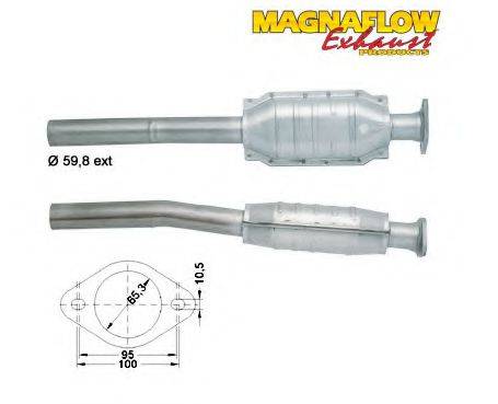 MAGNAFLOW 86366D Каталізатор