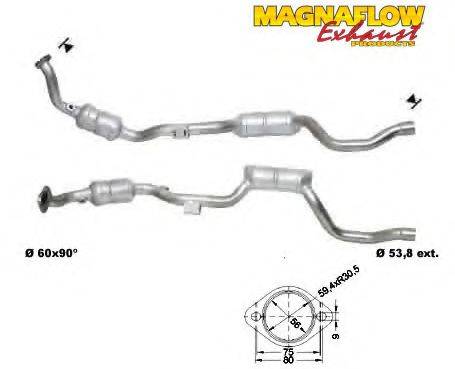 MAGNAFLOW 75011 Каталізатор