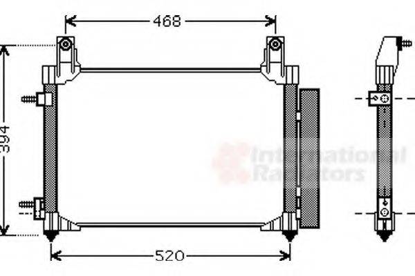 VAN WEZEL 81005081 Конденсатор, кондиціонер