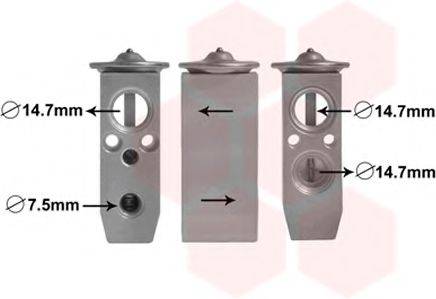 VAN WEZEL 82001336 Розширювальний клапан, кондиціонер