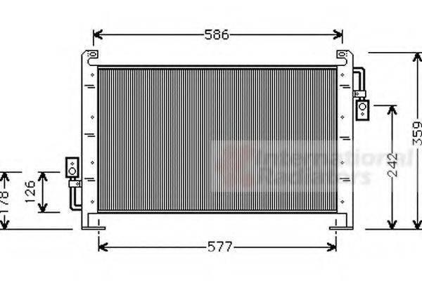 VAN WEZEL 07005015 Конденсатор, кондиціонер