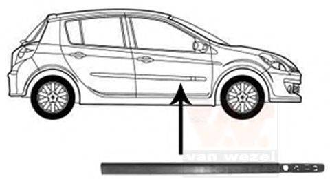 VAN WEZEL 4331424 Облицювання / захисна накладка, двері