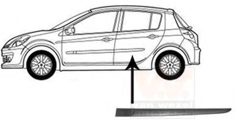 VAN WEZEL 4331425 Облицювання / захисна накладка, двері