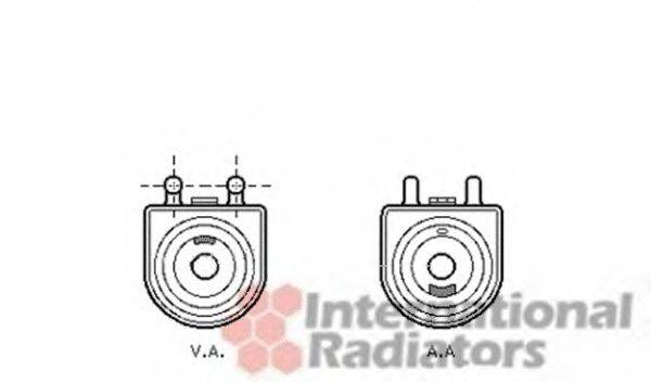 VAN WEZEL 40003297 масляний радіатор, моторне масло