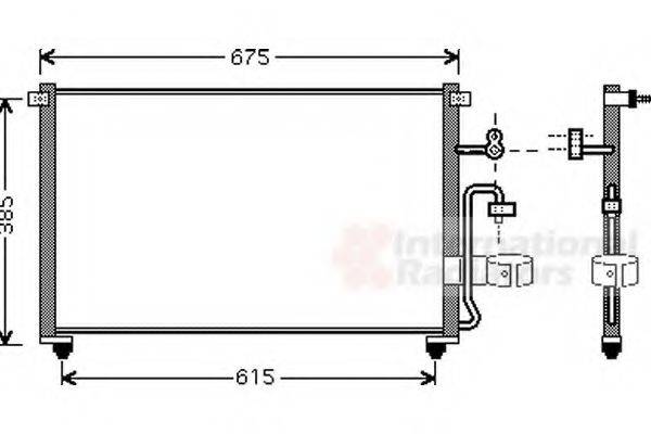 VAN WEZEL 81005063 Конденсатор, кондиціонер