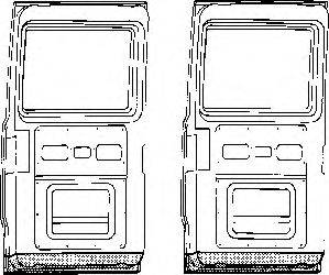 VAN WEZEL 3071249 Задні двері