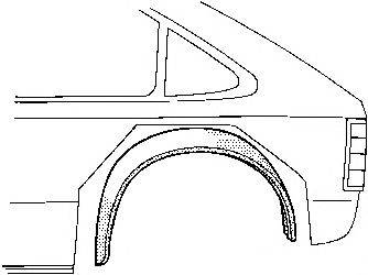 VAN WEZEL 3024445 Колісна ніша