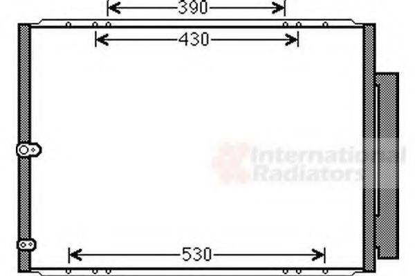 VAN WEZEL 53005568 Конденсатор, кондиціонер