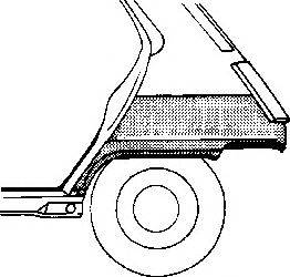 VAN WEZEL 4308148 Боковина