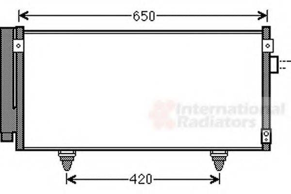 VAN WEZEL 51005077 Конденсатор, кондиціонер