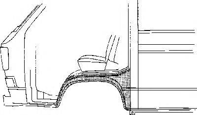 VAN WEZEL 5870156 Крило