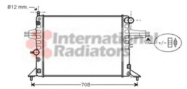 VAN WEZEL 37002256 Радіатор, охолодження двигуна