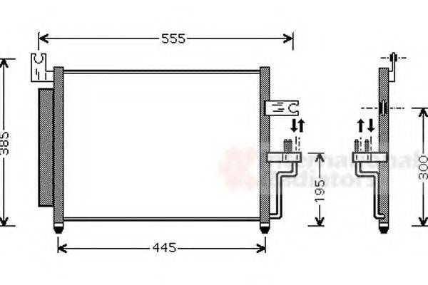 VAN WEZEL 82005081 Конденсатор, кондиціонер