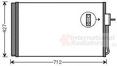 VAN WEZEL 37005611 Конденсатор, кондиціонер