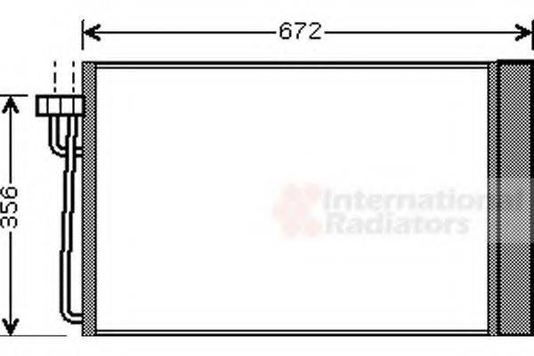 VAN WEZEL 06005267 Конденсатор, кондиціонер