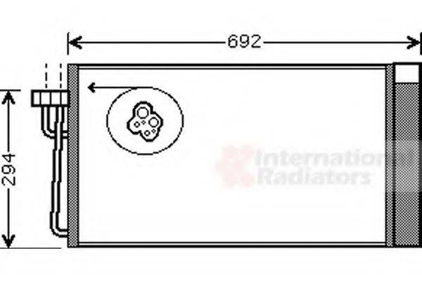 VAN WEZEL 06005273 Конденсатор, кондиціонер