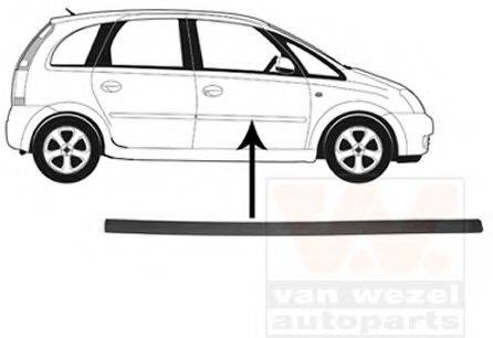 VAN WEZEL 3781404 Облицювання / захисна накладка, двері