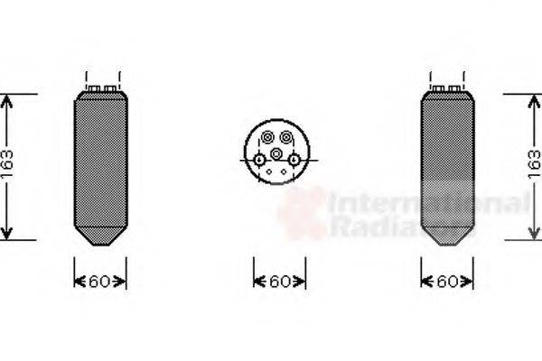 VAN WEZEL 2700D036 Осушувач, кондиціонер