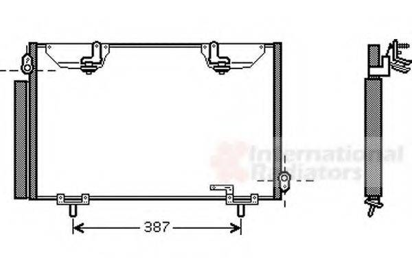 VAN WEZEL 53005328 Конденсатор, кондиціонер