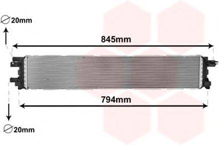 VAN WEZEL 03002366 Радіатор, охолодження двигуна