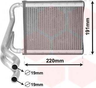 VAN WEZEL 82006380 Теплообмінник, опалення салону