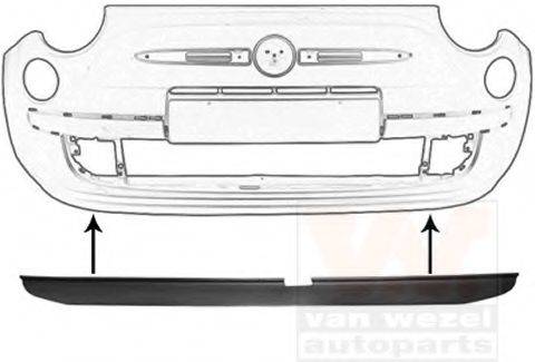 VAN WEZEL 1604500 Спойлер